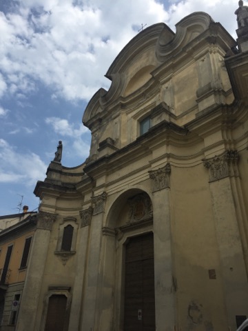 Facciata della chiesa di Santa Maria del Sole, Lodi