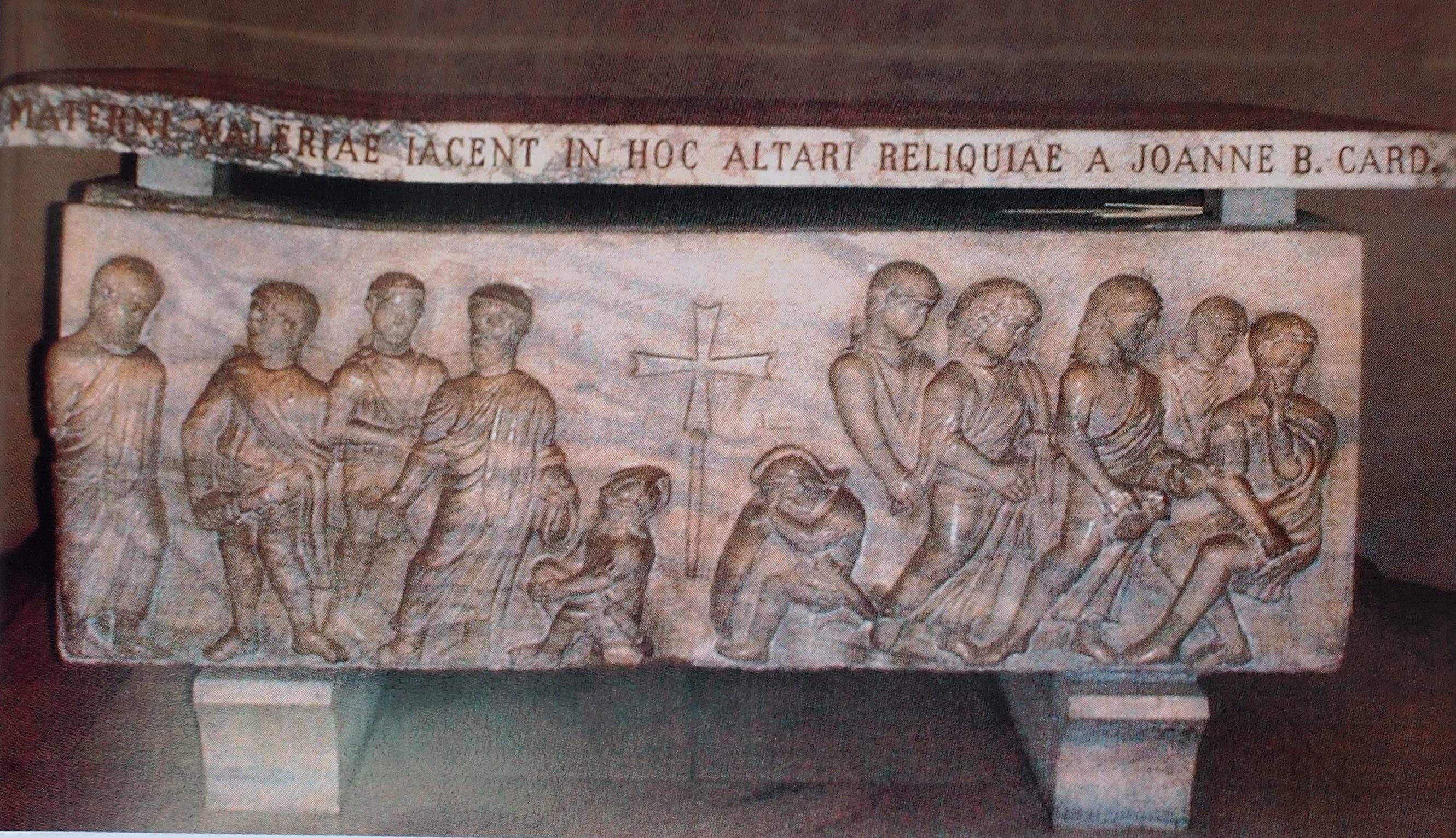 Milano, Santambrogio: Sarcofago dei SS. Nabore e Felice da San Francesco Grande. Secolo X.